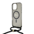 iPhone 16 Pro Guess Crossbody Magsafe hoesje Back - cover Hard case - Frosty black 